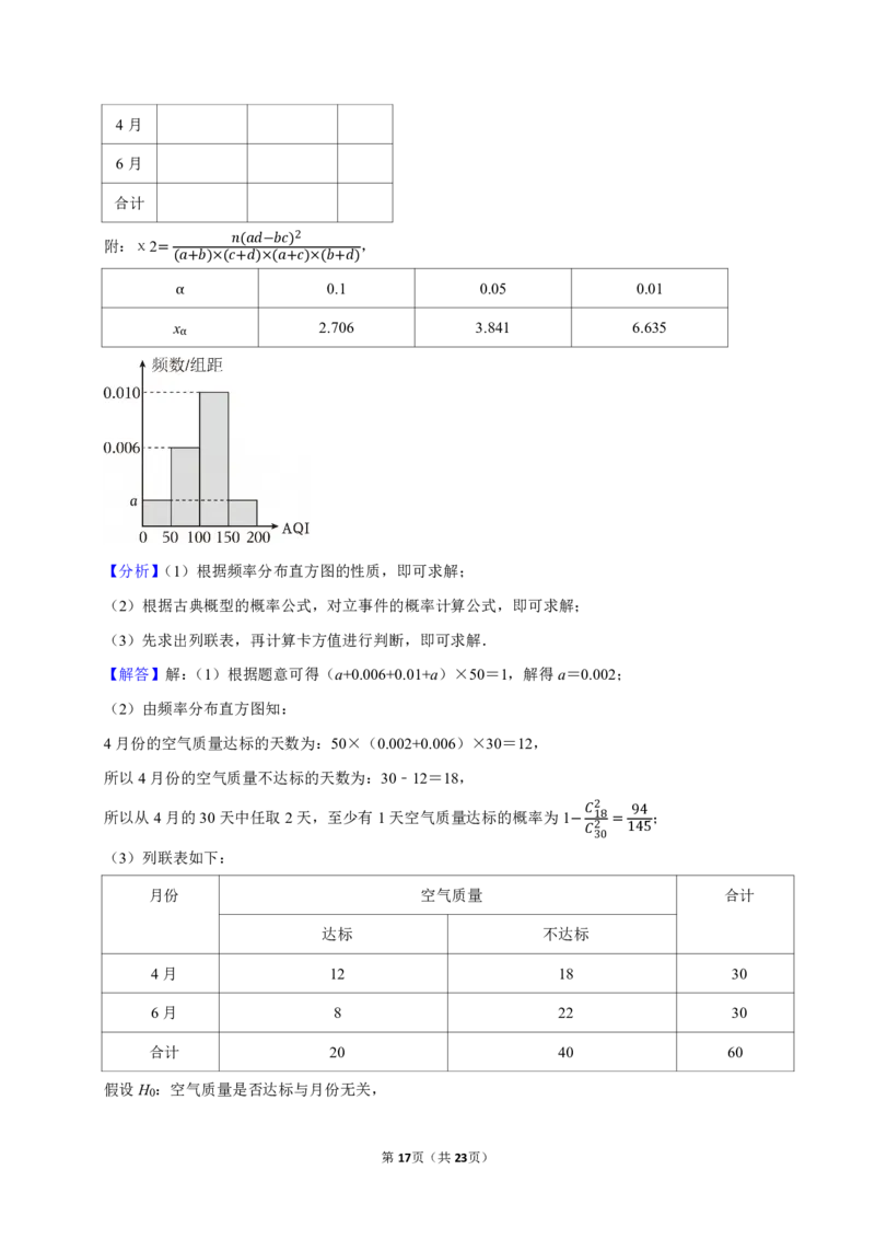 2025-2026学年山东省青岛市城阳第一高级中学高三（上）月考数学试卷（1月份）_2026年1月精选全国名校期末考试40套高三数学试卷含解析_pdf