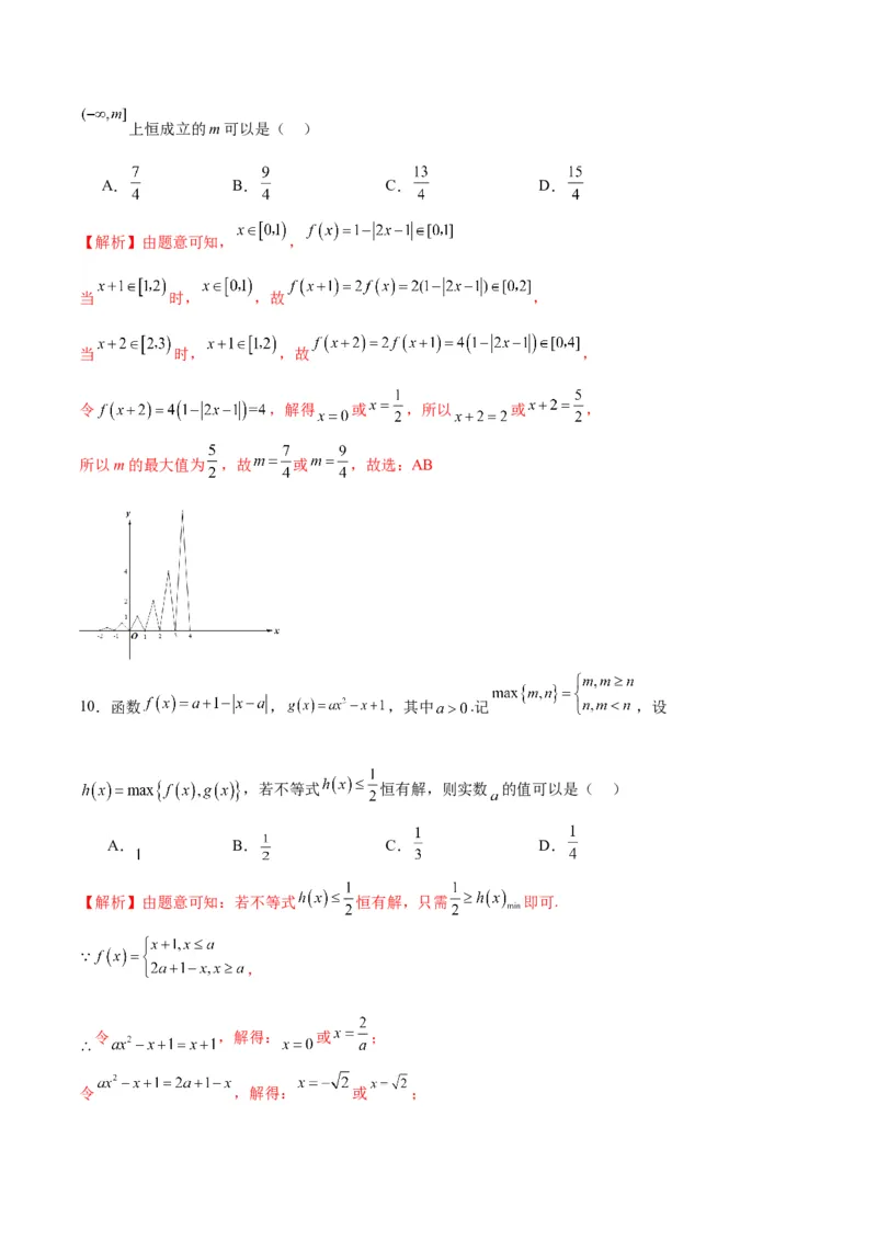 专题14函数的图象(二)(含2021-2023高考真题)(解析版)_2.2025数学总复习_2024年新高考资料_3.2024专项复习_2024年新高考数学之函数专项重难点突破练（新高考专用）
