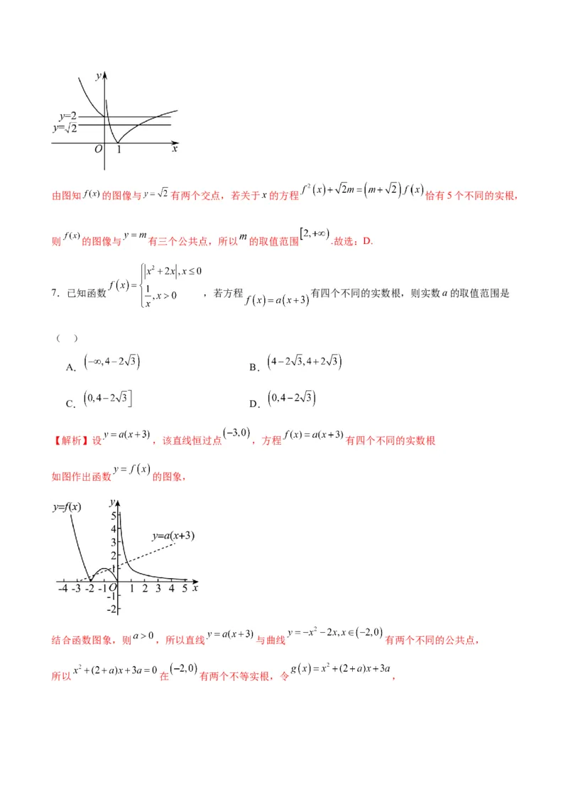专题14函数的图象(二)(含2021-2023高考真题)(解析版)_2.2025数学总复习_2024年新高考资料_3.2024专项复习_2024年新高考数学之函数专项重难点突破练（新高考专用）