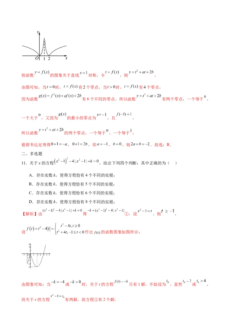 专题14函数的图象(二)(含2021-2023高考真题)(解析版)_2.2025数学总复习_2024年新高考资料_3.2024专项复习_2024年新高考数学之函数专项重难点突破练（新高考专用）