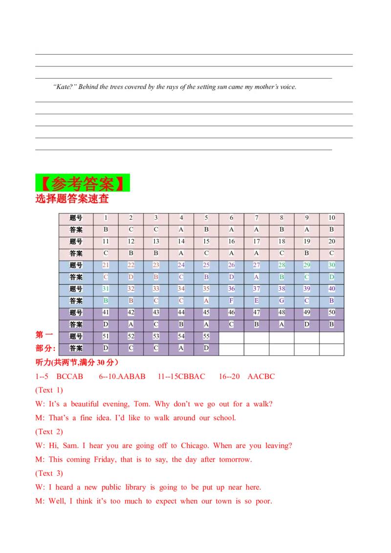 新高考Ⅰ卷02（含听力）-2024年高考英语一轮复习测试卷（解析版）_3.2025英语总复习_2024年新高考资料_1.2024一轮复习_2024年高考英语一轮复习测试卷