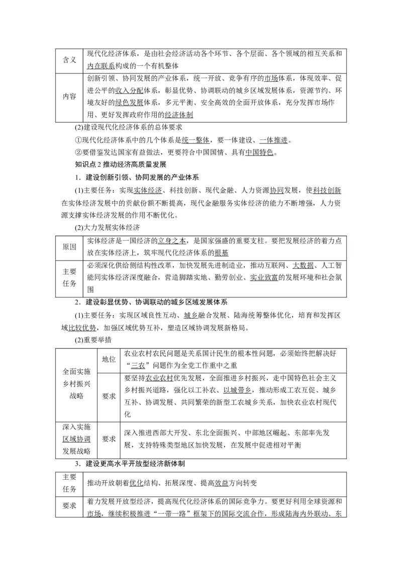 第03课我国的经济发展（讲义）（解析版）_8.2025政治总复习_2024年新高考资料_1.2024一轮复习_2024年高考政治一轮复习讲练测（新教材新高考）_必修2