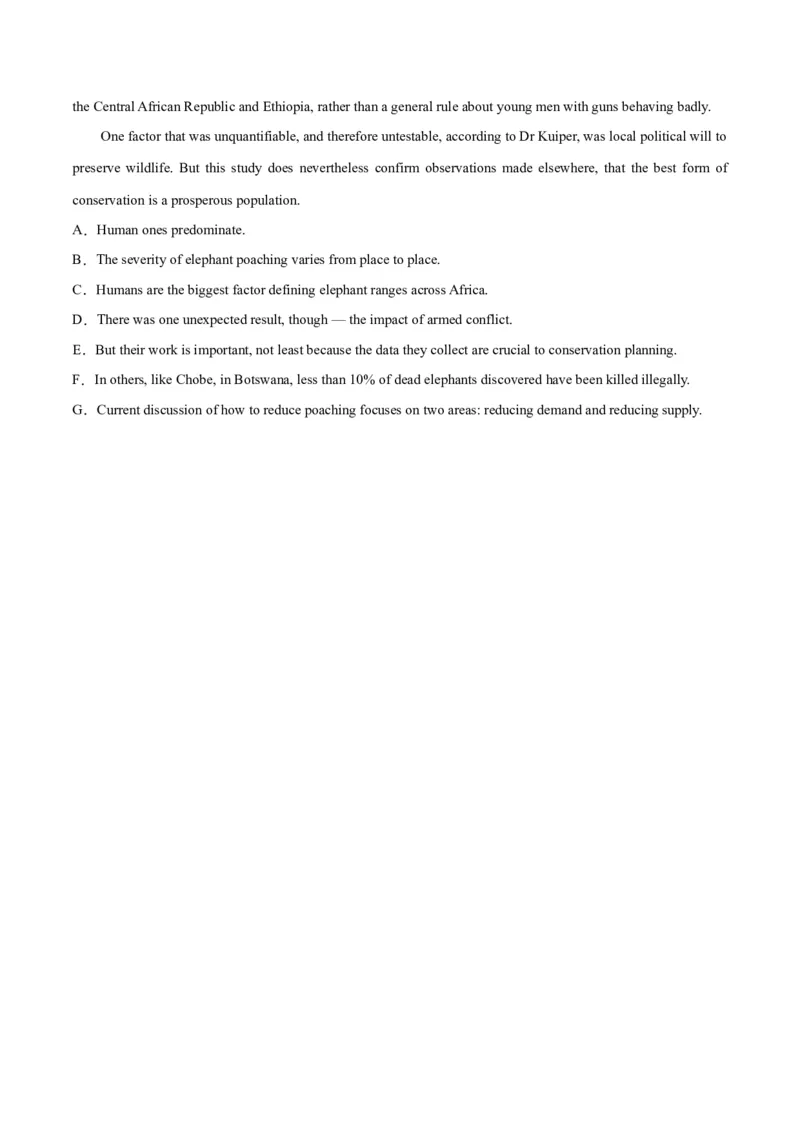 押北京卷第35-39题信息还原（七选五）（原卷版）_3.2025英语总复习_2024年新高考资料_5.2024三轮冲刺_备战2024年高考英语临考题号押题（北京专用）32273029