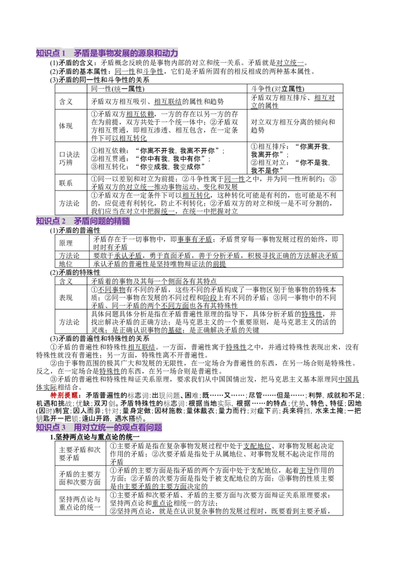 第03课把握世界的规律（讲义）（解析版）_8.2025政治总复习_2025年新高考资料_一轮复习_2025年高考政治一轮复习讲练测（新教材新高考）（完结）_必修4（包含2024高考真题）
