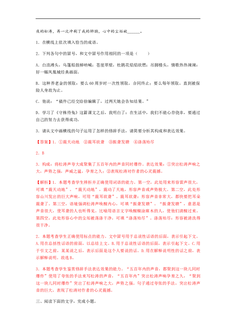 专题17语言文字运用Ⅱ-2023年高考语文毕业班二轮热点题型归纳与变式演练（全国通用）（解析版）_1.2025语文总复习_赠送：通用版（老高考）复习资料_二轮复习