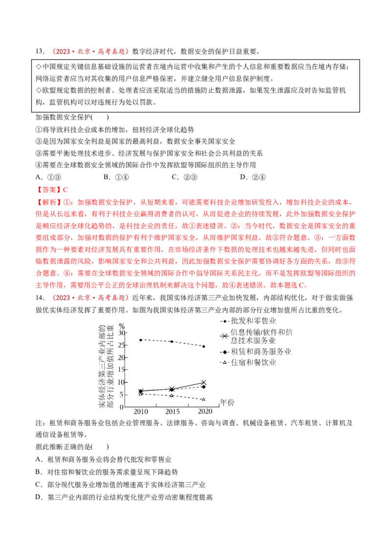 第03课我国的经济发展（讲义）（解析版）_8.2025政治总复习_2025年新高考资料_一轮复习_2025年高考政治一轮复习讲练测（新教材新高考）（完结）_必修2（包含2024高考真题）