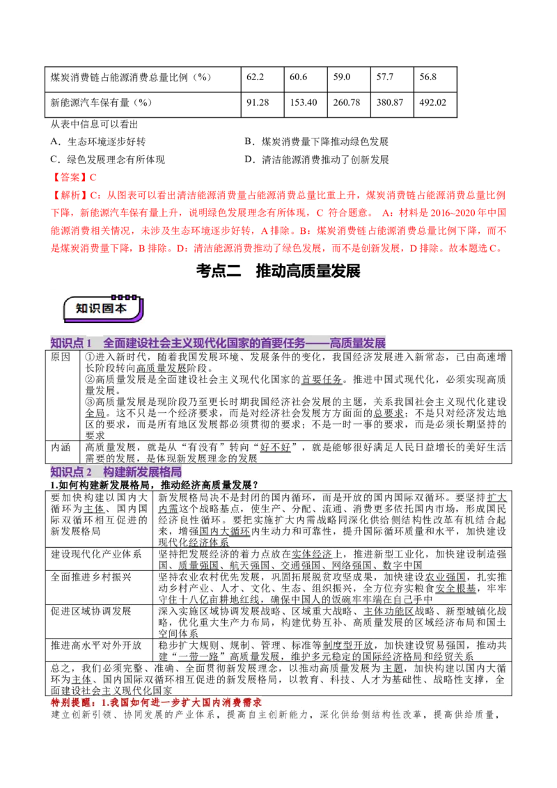 第03课我国的经济发展（讲义）（解析版）_8.2025政治总复习_2025年新高考资料_一轮复习_2025年高考政治一轮复习讲练测（新教材新高考）（完结）_必修2（包含2024高考真题）