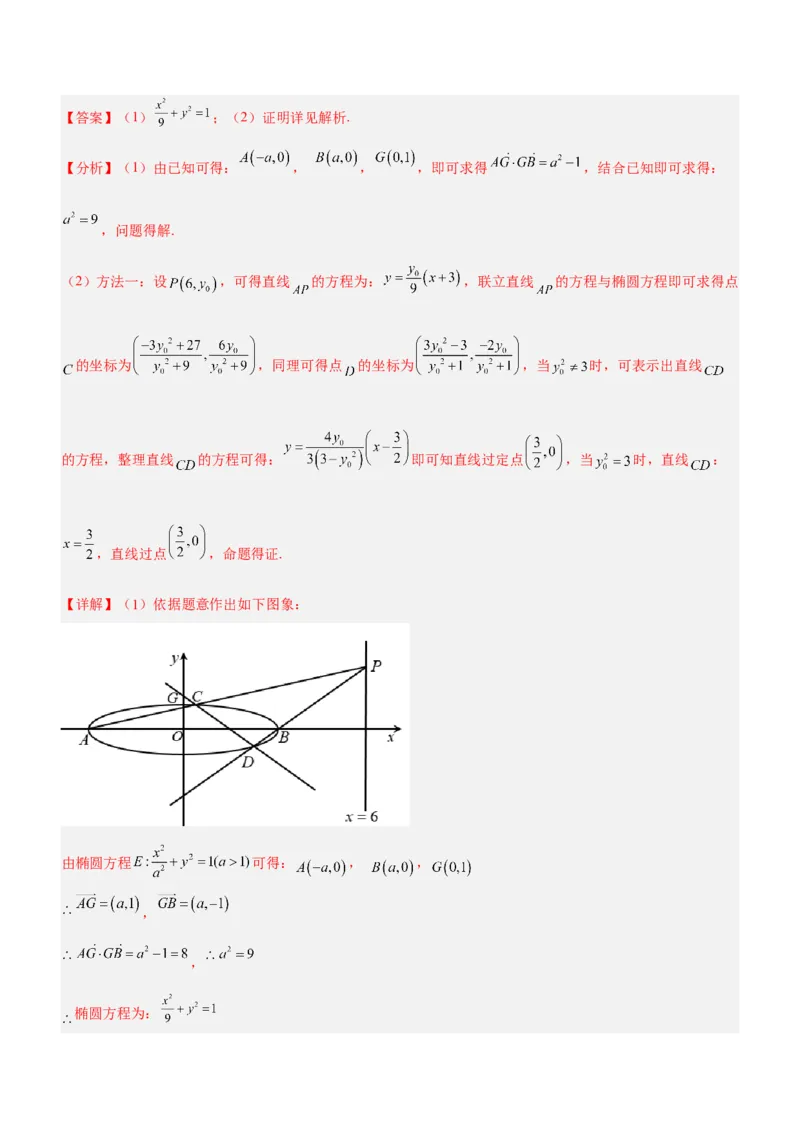 专题19解析几何中的定值、定点和定线问题（讲）解析版_2.2025数学总复习_2023年新高考资料_二轮复习_备战2023年高考数学二轮复习考点精讲练（新教材&middot;新高考）