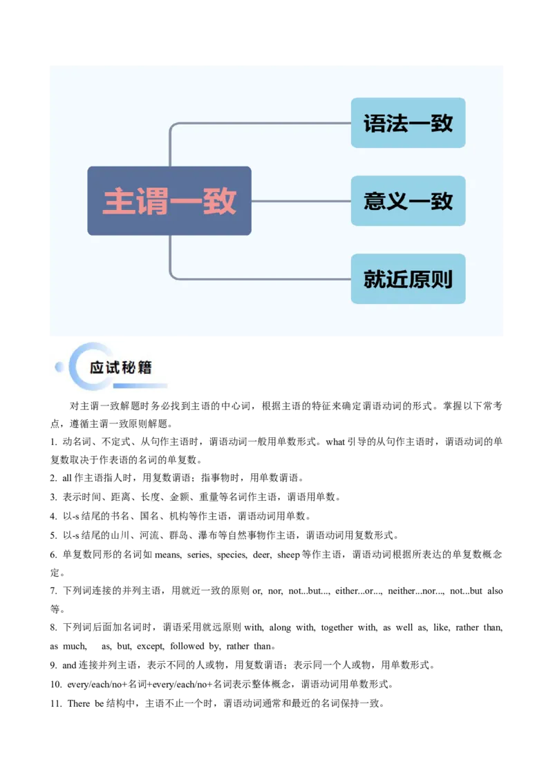 抢分法宝04动词时态、语态、主谓一致（解析版）_3.2025英语总复习_2024年新高考资料_5.2024三轮冲刺_备战2024年高考英语抢分秘籍（新高考专用）320572034_语法填空考点