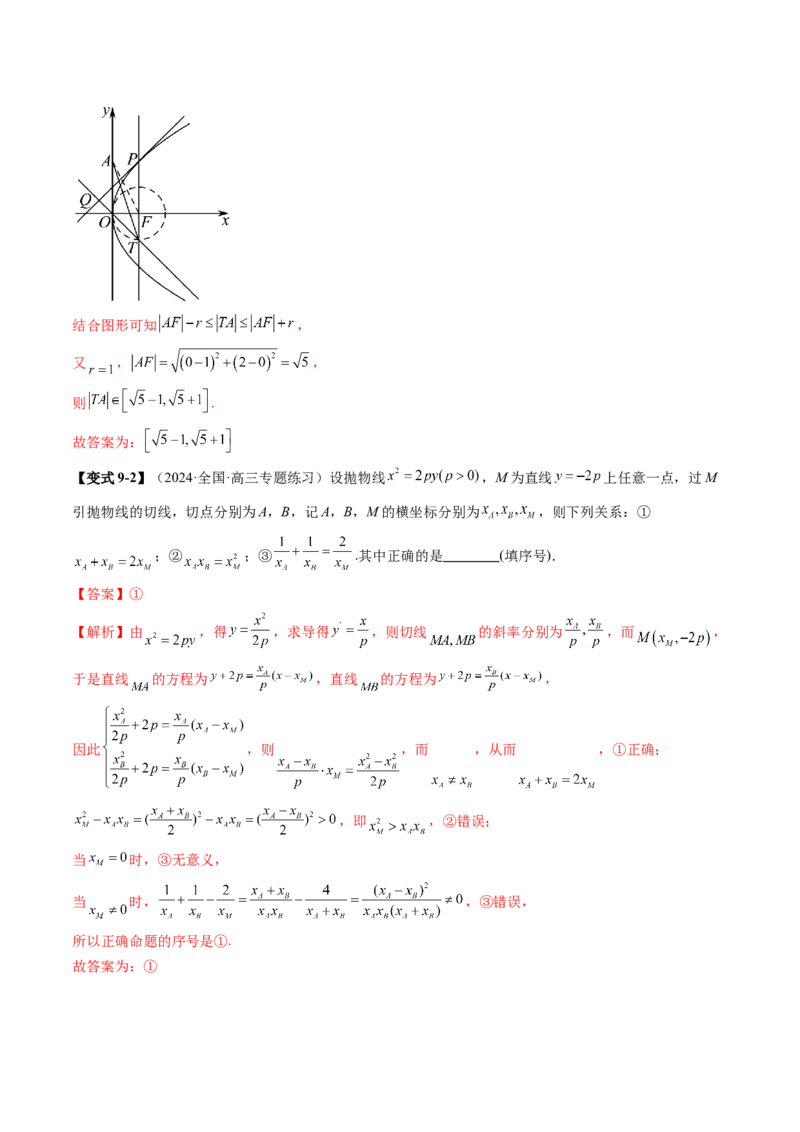 专题17圆锥曲线常考压轴小题全归类（16大核心考点）（讲义）（解析版）_2.2025数学总复习_2024年新高考资料_2.2024二轮复习_2024年高考数学二轮复习讲练（新教材新高考）