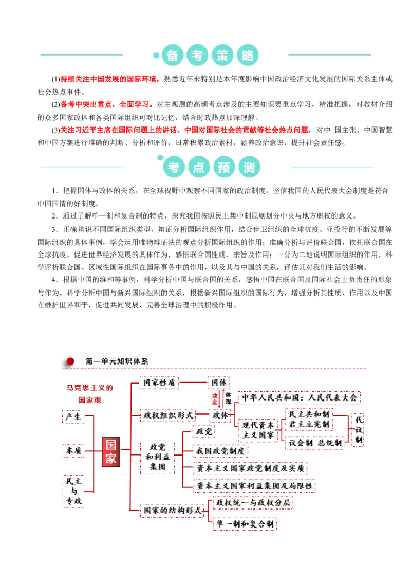 重难点13主权国家与国际组织（解析版）_8.2025政治总复习_2024年新高考资料_3.2024专项复习_2024年高考政治热点&middot;重点&middot;难点专练（新高考专用）_重难点