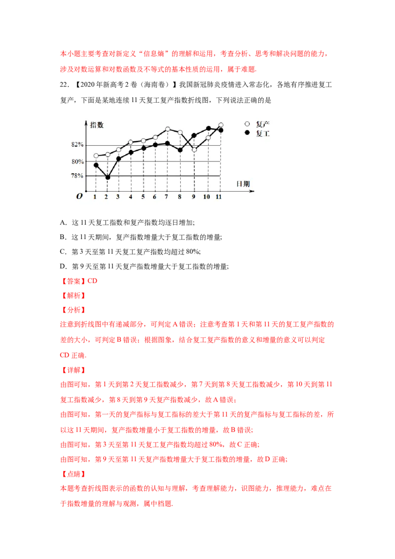 专题15概率与统计（选择题、填空题）（理科专用）（教师版）_2.2025数学总复习_赠品通用版（老高考）复习资料_专项复习_五年（2018-2022）高考数学真题分项汇编（全国通用）