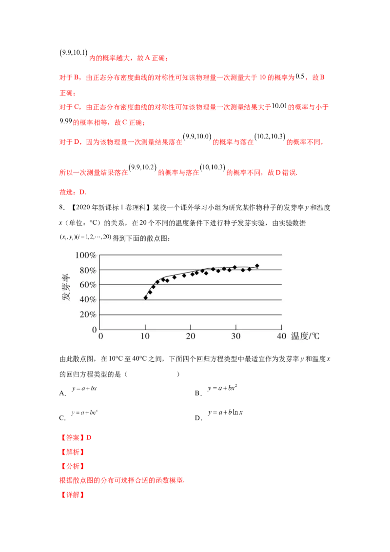 专题15概率与统计（选择题、填空题）（理科专用）（教师版）_2.2025数学总复习_赠品通用版（老高考）复习资料_专项复习_五年（2018-2022）高考数学真题分项汇编（全国通用）