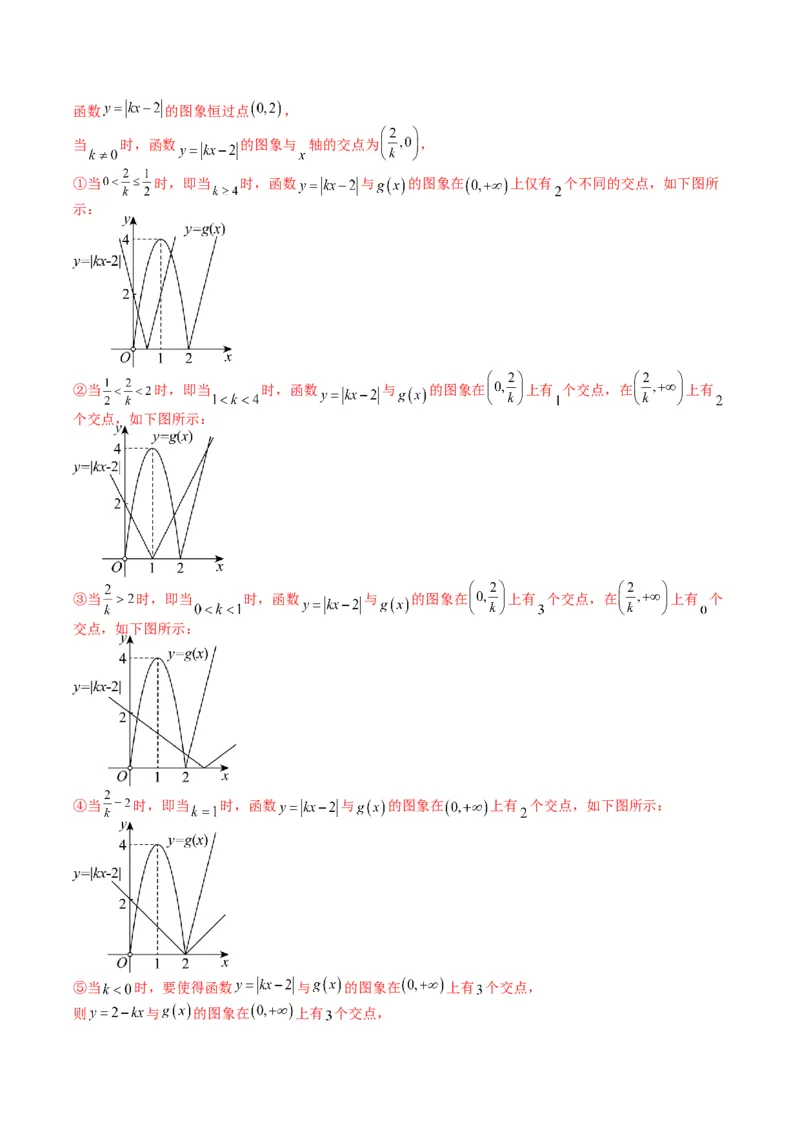 专题2-3零点与复合嵌套函数（解析版）_2.2025数学总复习_2024年新高考资料_2.2024二轮复习_2024年高考数学二轮热点题型归纳与变式演练（新高考通用）