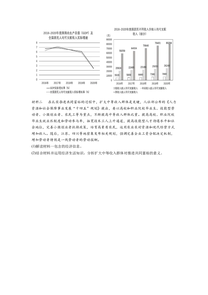 考向07个人收入的分配（原卷版）_8.2025政治总复习_赠品通用版（老高考）复习资料_一轮复习_备战2023年高考政治一轮复习考点微专题（全国通用）