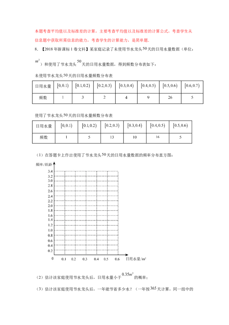 专题16概率与统计（解答题）（文科专用）（教师版）_2.2025数学总复习_赠品通用版（老高考）复习资料_专项复习_五年（2018-2022）高考数学真题分项汇编（全国通用）
