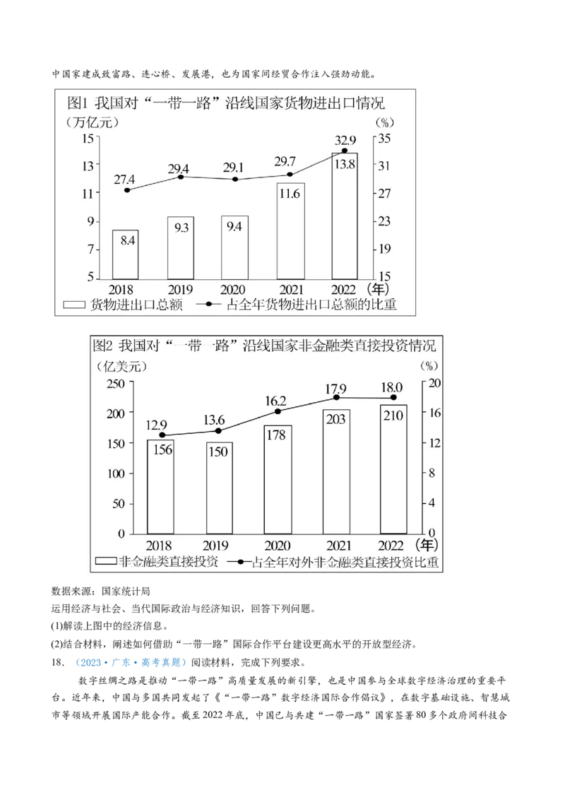 第07课经济全球化与中国（讲义）（原卷版）_8.2025政治总复习_2025年新高考资料_一轮复习_2025年高考政治一轮复习讲练测（新教材新高考）（完结）_选必1（包含2024高考真题）