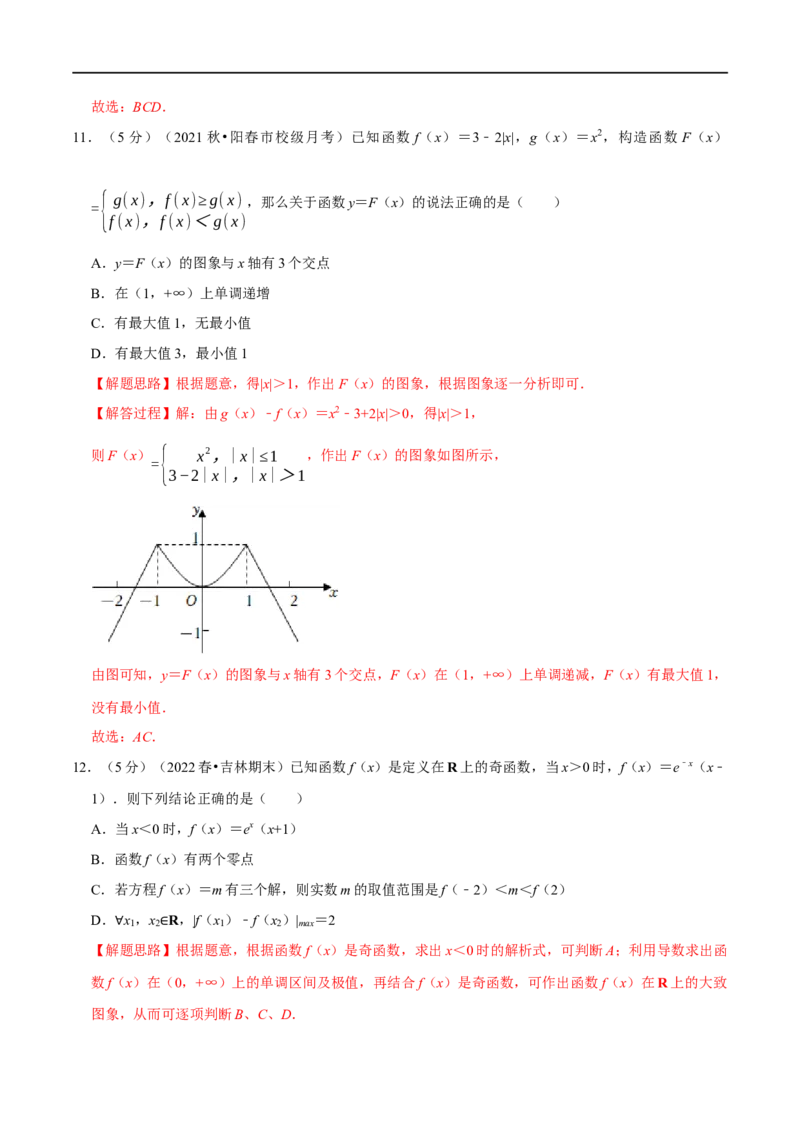 专题2.16函数的图象-重难点题型精练（举一反三）（新高考地区专用）（解析版）_2.2025数学总复习_2023年新高考资料_一轮复习_2023年高考数学一轮复习举一反三（新高考地区专用）