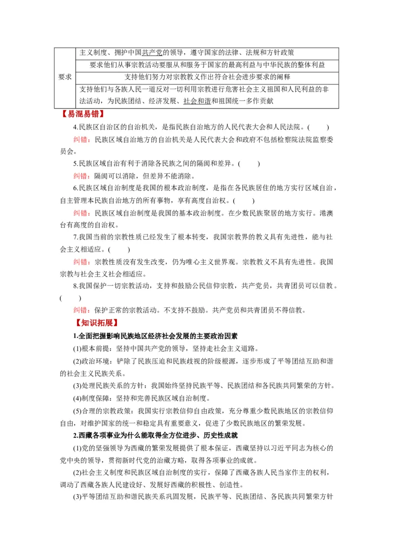 第06课我国的基本政治制度（讲义）（解析版）_8.2025政治总复习_2024年新高考资料_1.2024一轮复习_2024年高考政治一轮复习讲练测（新教材新高考）_必修3