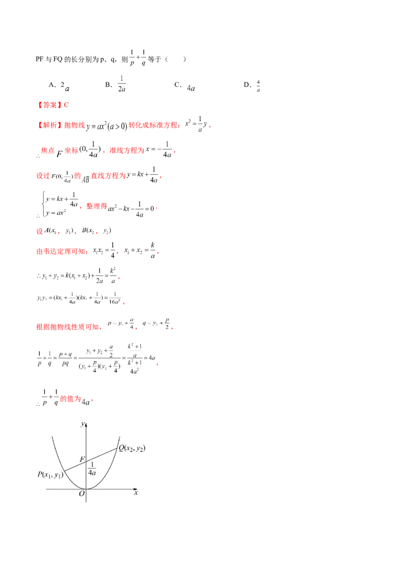 专题17圆锥曲线常考压轴小题全归类（16大题型）（练习）（解析版）_2.2025数学总复习_2024年新高考资料_2.2024二轮复习_2024年高考数学二轮复习讲练（新教材新高考）