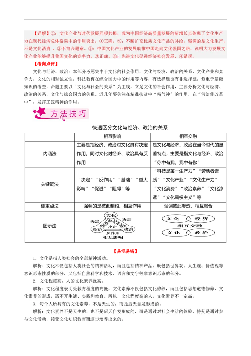 考点22文化与社会（考点帮）-备战2023年高考政治一轮复习考点帮（人教版）_8.2025政治总复习_赠品通用版（老高考）复习资料_一轮复习