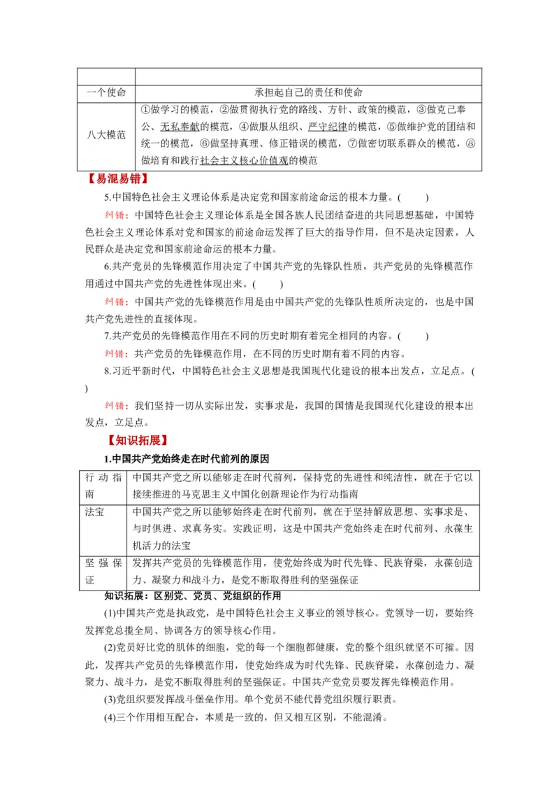 第02课中国的先进性（讲义）（解析版）_8.2025政治总复习_2024年新高考资料_1.2024一轮复习_2024年高考政治一轮复习讲练测（新教材新高考）_必修3
