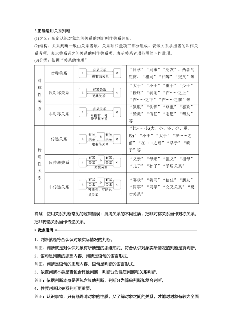 选择性必修3第三十五课　课时2　正确运用判断_8.2025政治总复习_2025年新高考资料_一轮复习_2025政治大一轮复习讲义+课件（完结）_2025政治大一轮复习讲义配套教师用书Word版全书