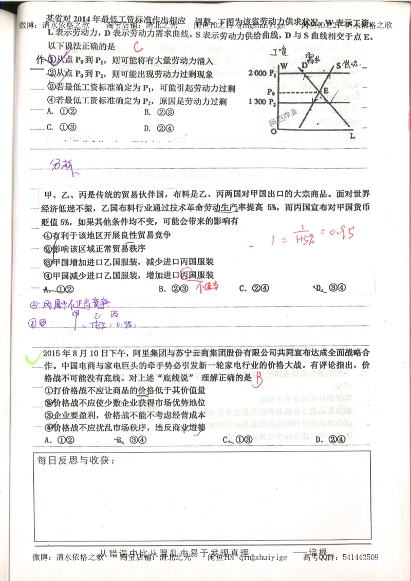1.衡水中学高考积累与改错_高一政治（第1本）_148页_高中衡水学霸笔记_高中全部赠品_错题集高中九科_政治积累与改错