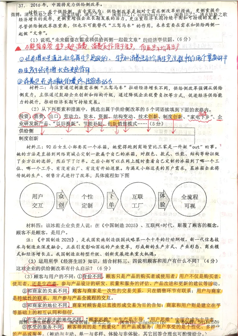 1.衡水中学高考积累与改错_高一政治（第1本）_148页_高中衡水学霸笔记_高中全部赠品_错题集高中九科_政治积累与改错