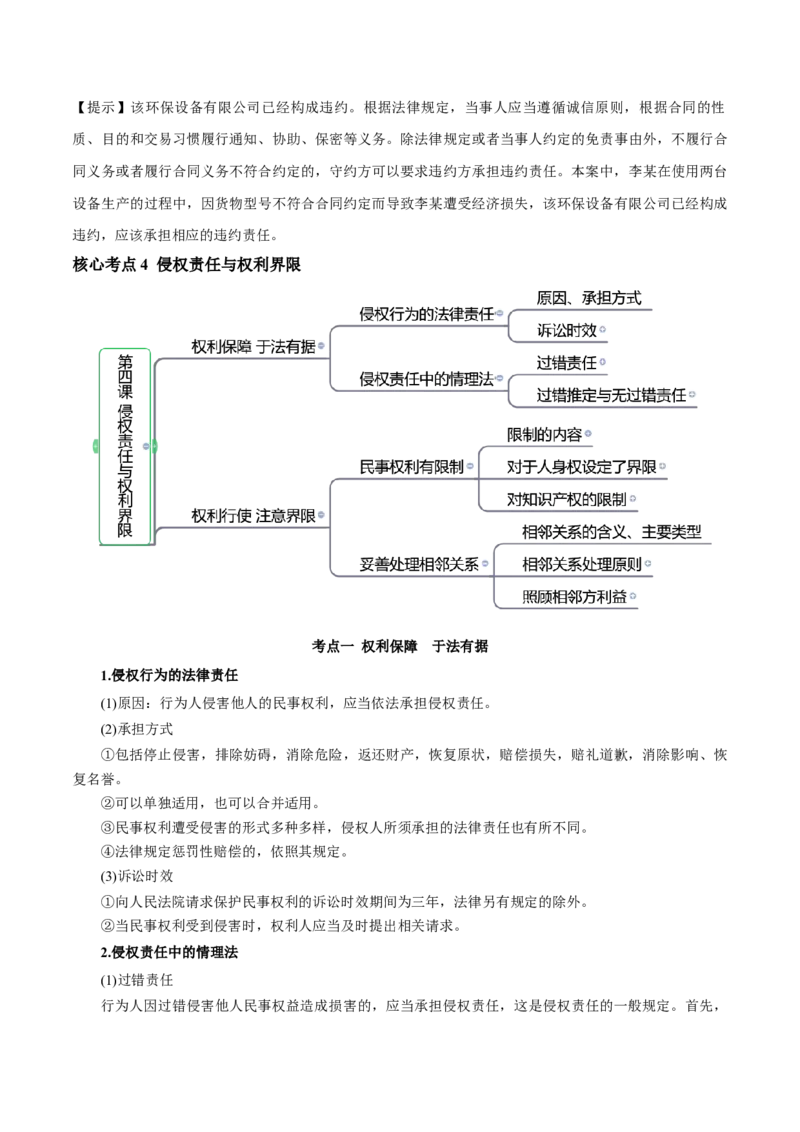 秘籍06选择性必修2《法律与生活》核心考点-备战2023年高考政治抢分秘籍（新高考专用）_39063318(1)_8.2025政治总复习_2023年新高考资料_备战2023年高考政治抢分秘籍（新高考专用）