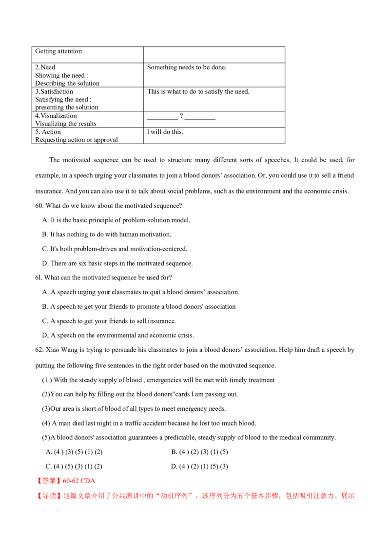 押上海卷56-66题阅读理解ABC篇（解析版）_3.2025英语总复习_2024年新高考资料_5.2024三轮冲刺_备战2024年高考英语临考题号押题（上海专用）322953311