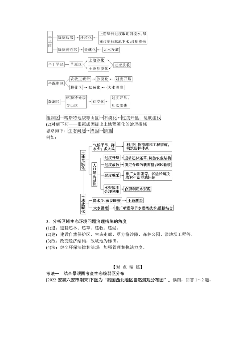 2023届高三地理二轮专题复习学案专题十二环境问题与国家安全_9.2025地理总复习_赠品通用版（老高考）复习资料_二轮复习_通用版2023届高三地理二轮专题复习学案（含解析）