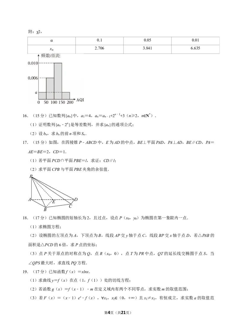 2025-2026学年山东省青岛市城阳第一高级中学高三（上）月考数学试卷（1月份）_2026年1月精选全国名校期末考试40套高三数学试卷含解析_word