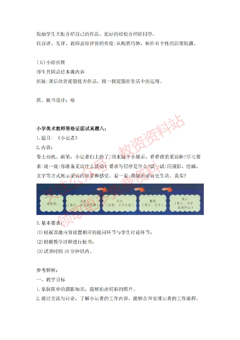 2022年下半年小学美术试讲真题及答案_教资初高中_教资面试2025教资面试备考资料合集_教资面试资料合集_2025教资面试资料_04面试真题汇总-含各学科试讲真题（含24下）_小学