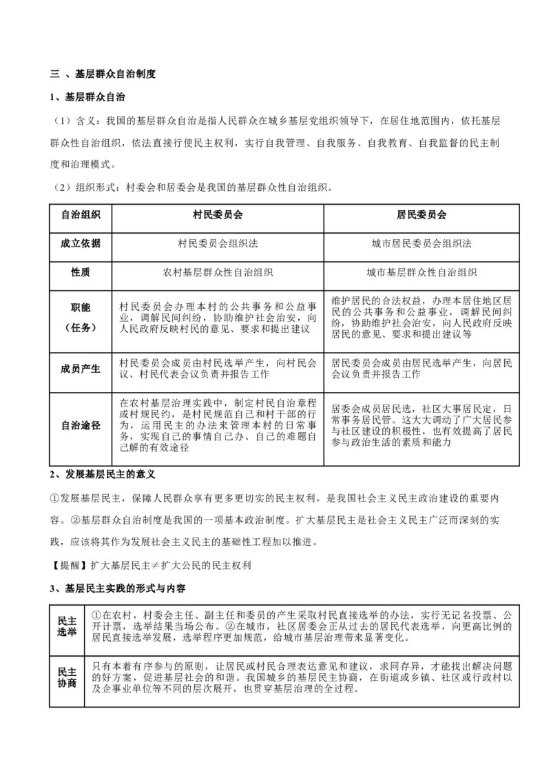 考点巩固卷05人民当家作主（解析版）_8.2025政治总复习_2025年新高考资料_一轮复习_2025年高考政治一轮复习考点通关卷（新高考通用）