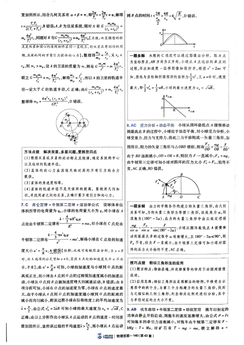 2025金考卷45套物理答案解析册_2026版高中《金考卷45套》新高考冲刺_2025版，金考卷_物理