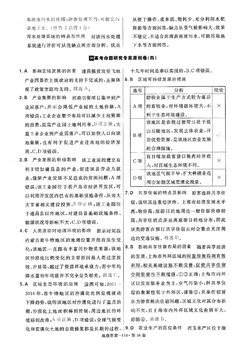 金考卷优秀模拟试卷汇编45套全国卷地理答案_9.2025地理总复习_地理高考模拟题_老高考_2023年_地理全国卷2023金考卷