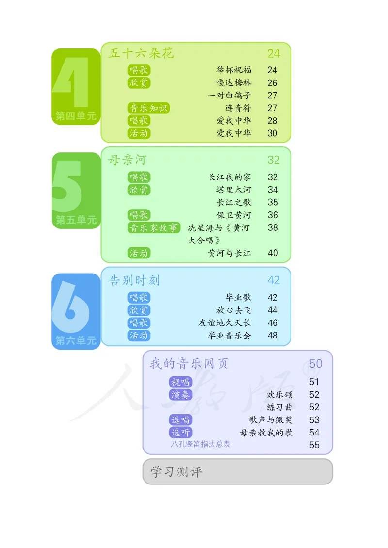 六年级下册_教资初高中_教资面试2025教资面试备考资料合集_教资面试资料合集_3、教资面试资料包大全_45大圣中小幼面试资料包_小学_音乐_电子课本
