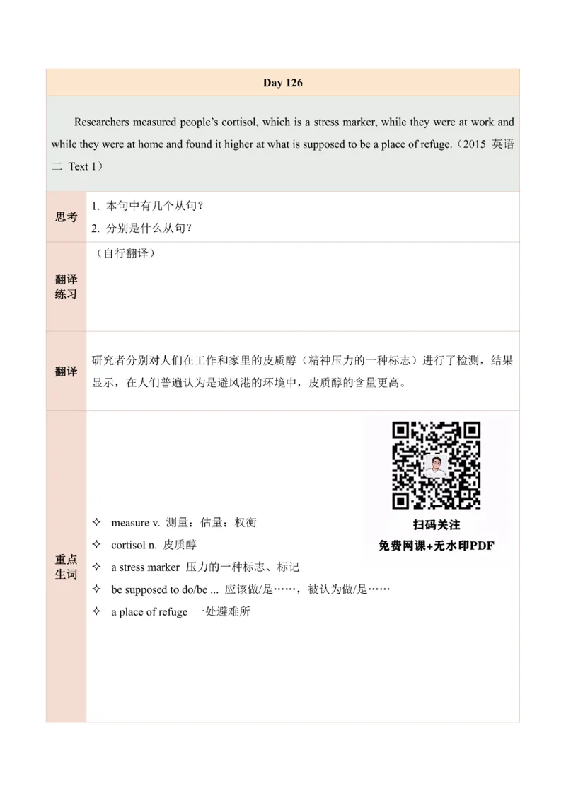 25田静每日一句121-140_考研_英语_02.田静_25田静《每日一句》笔记汇总_25田静《每日一句》1--160