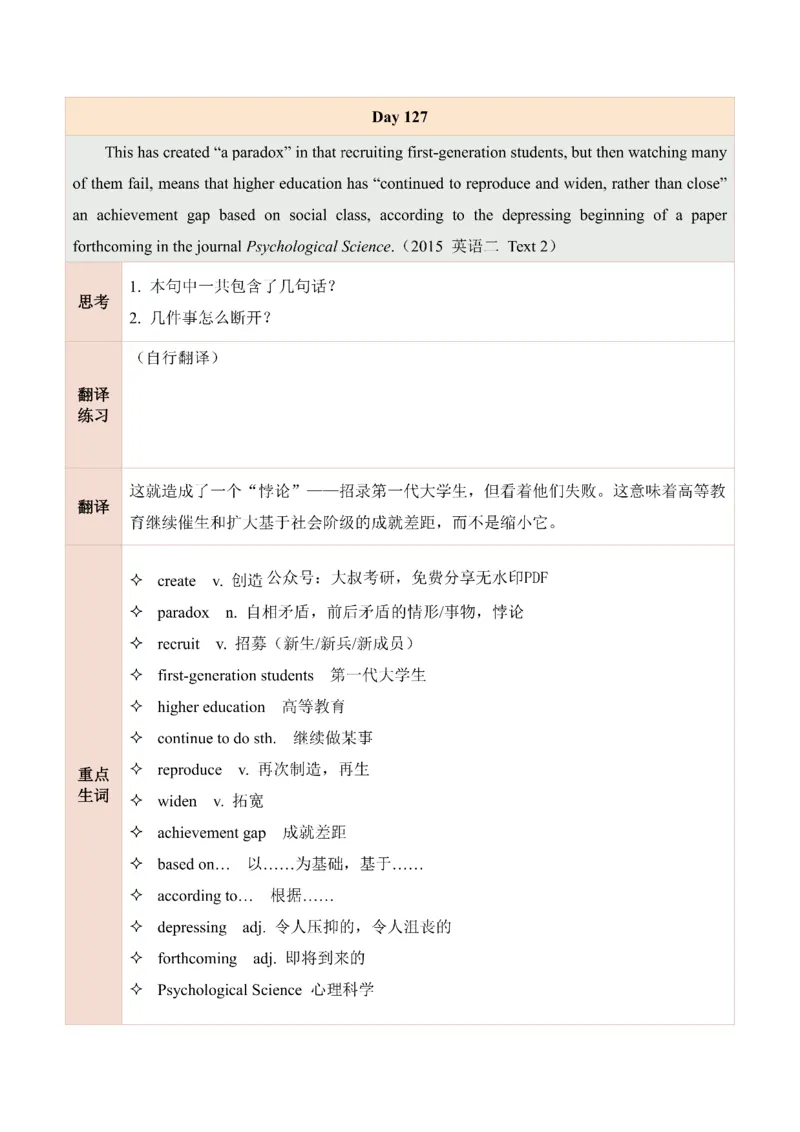 25田静每日一句121-140_考研_英语_02.田静_25田静《每日一句》笔记汇总_25田静《每日一句》1--160