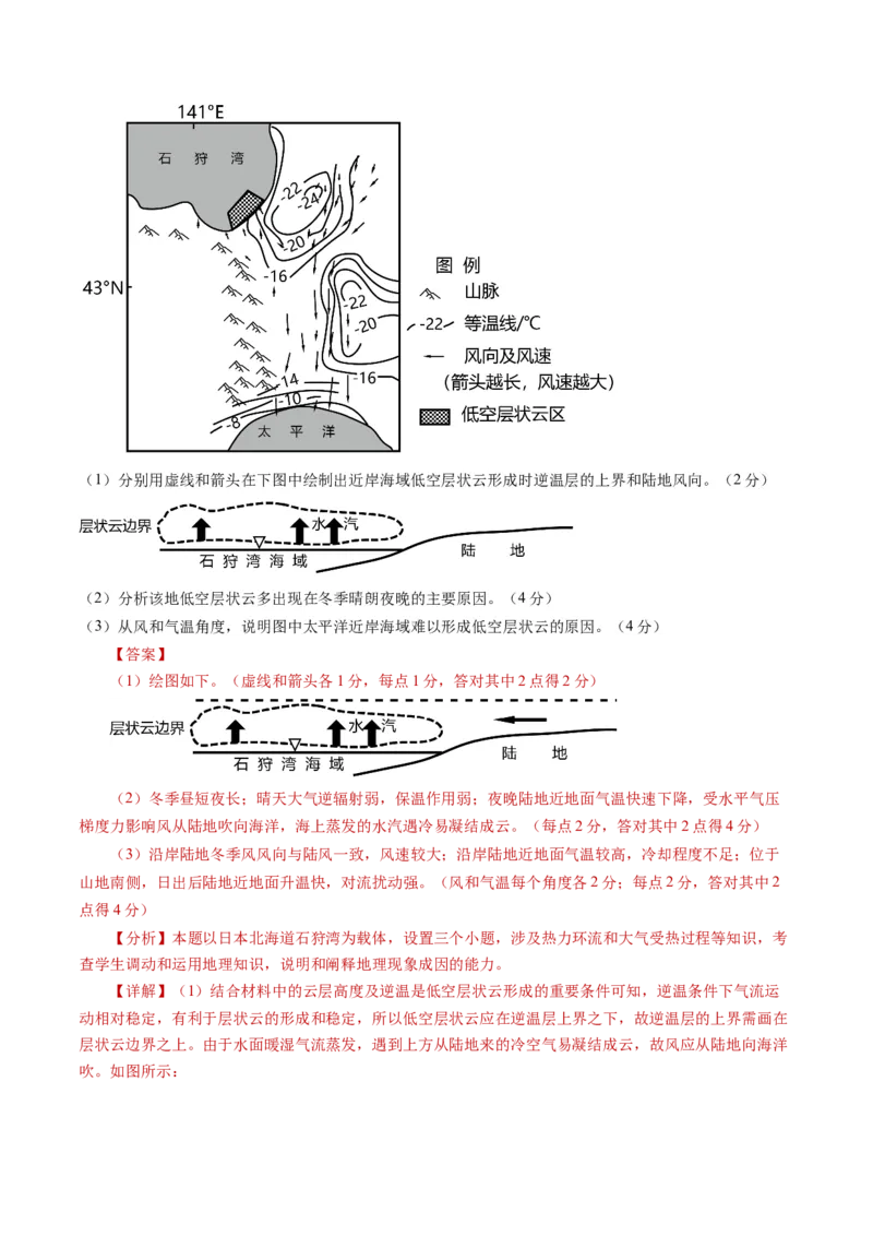 黄金卷03（解析版）-赢在高考&middot;黄金8卷备战2024年高考地理模拟卷（湖南专用）_9.2025地理总复习_2024年新高考资料_4.2024高考模拟预测试卷
