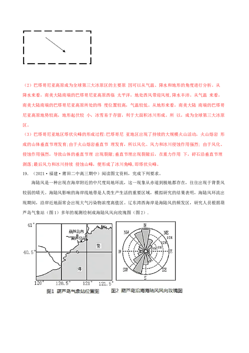 类型05热力环流和大气的水平运动（解析版）_9.2025地理总复习_2023年新高考复习资料_专项复习_2023年高考地理实践力之图形绘制或填涂类题型突破（新高考）