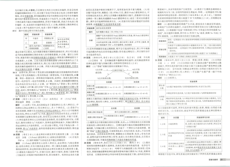增分测评卷_2026版53五年高考三年模拟高中同步练习选择性必修一二三电子版3.25秋-高中53同步练习册_06.生物_53同步生物选修1RJ
