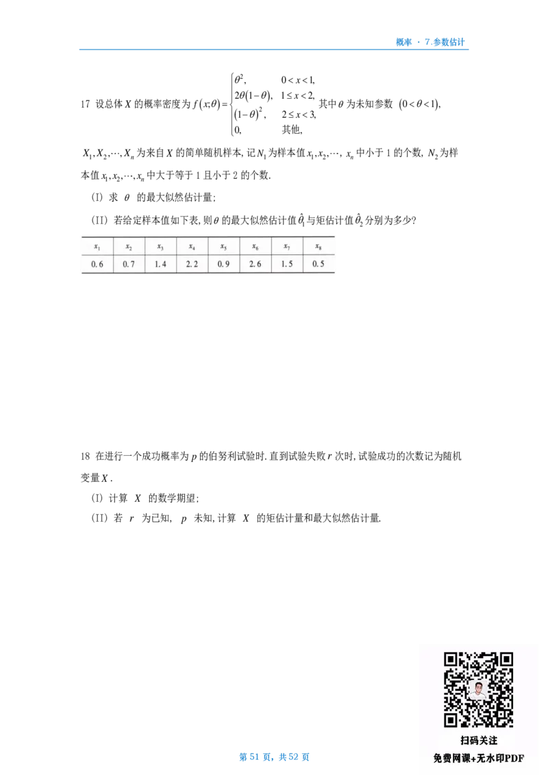 [A4版]25李艳芳数一概率部分做题本_考研_数学_08.李艳芳_25李艳芳《900题》做题本_数一
