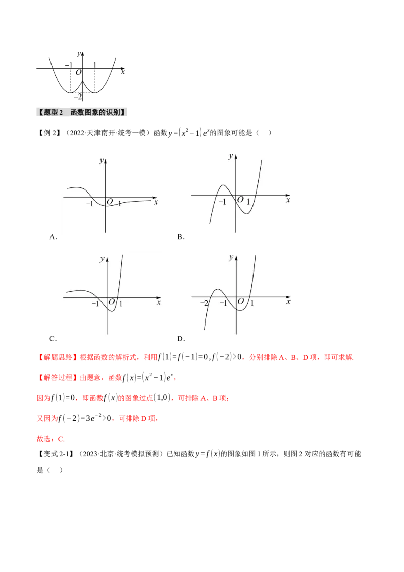 专题2.4函数的图象与函数的零点问题八大题型（举一反三）（新高考专用）（解析版）_2.2025数学总复习_2024年新高考资料_2.2024二轮复习