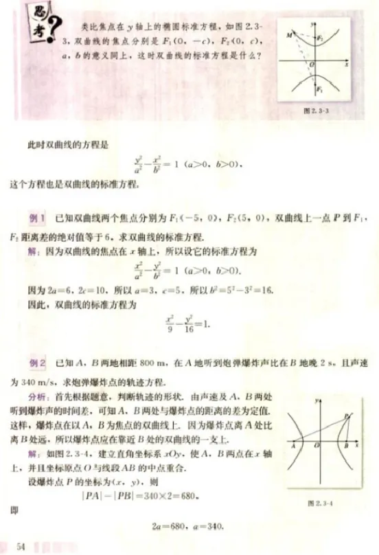 双曲线及其标准方程_教资初高中_教资面试2025教资面试备考资料合集_教资面试资料合集_2025教资面试资料_25上教资面试中学合集_教资面试逐字稿_高中数学面试逐字稿合集