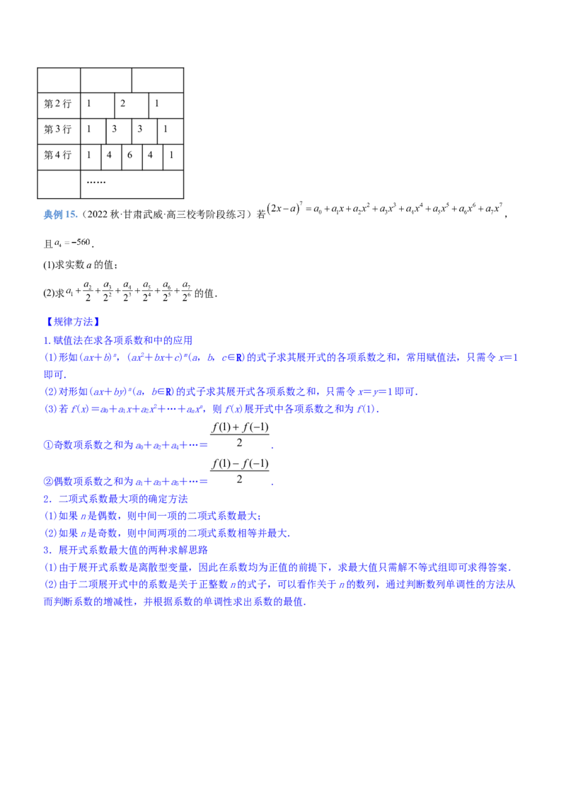 专题22计数原理（讲）原卷版_2.2025数学总复习_2023年新高考资料_二轮复习_备战2023年高考数学二轮复习考点精讲练（新教材&middot;新高考）