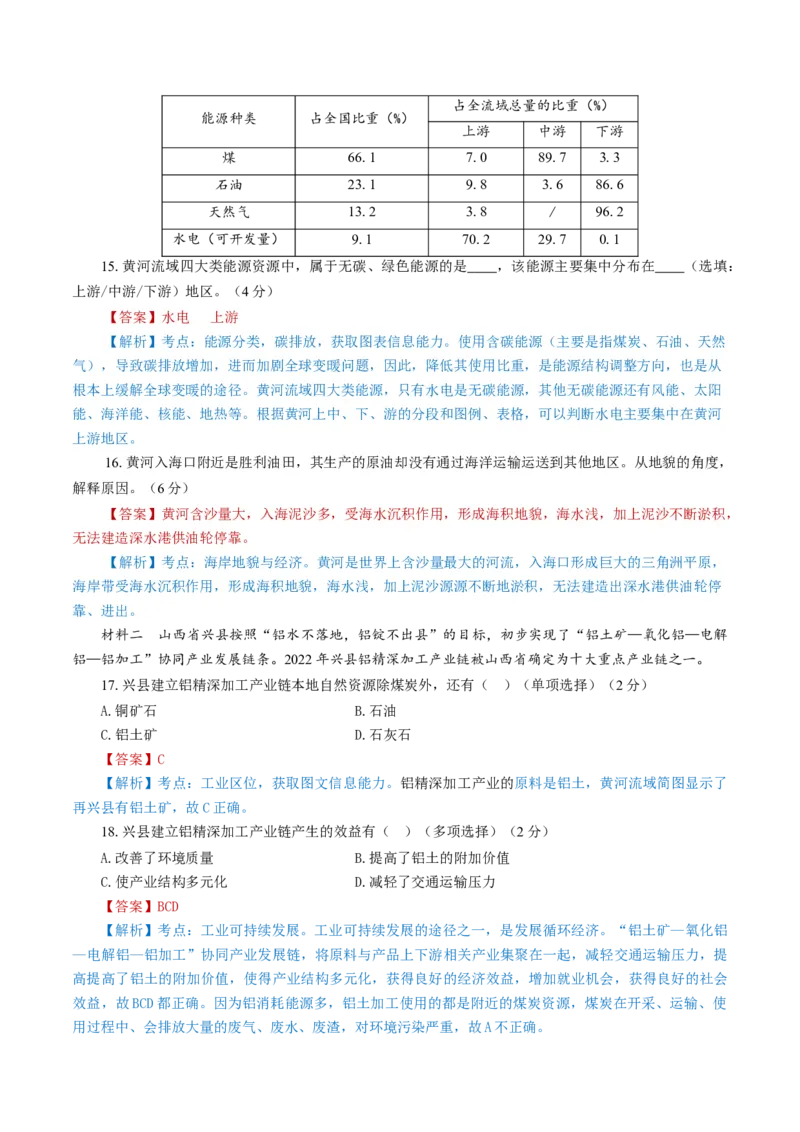 黄金卷02（解析版）-赢在高考&middot;黄金8卷备战2024年高考地理模拟卷（上海专用）_9.2025地理总复习_2024年新高考资料_4.2024高考模拟预测试卷