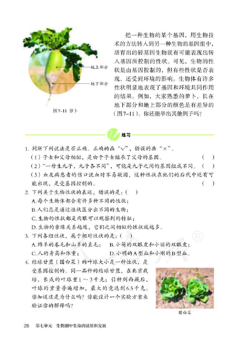 初中二年级下册生物_教资初高中_教资面试2025教资面试备考资料合集_教资面试资料合集_3、教资面试资料包大全_45大圣中小幼面试资料包_初中_生物_初中生物电子课本