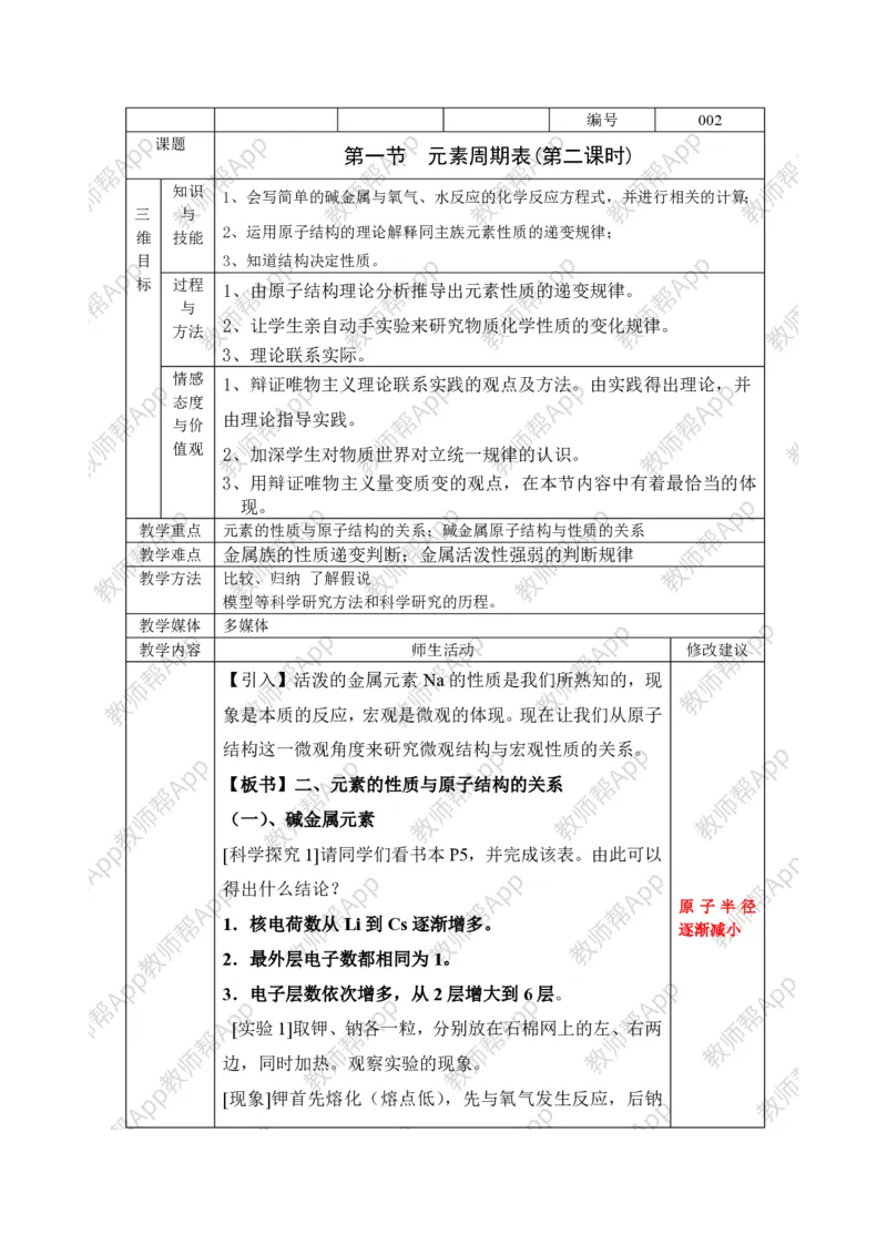 人教版高中化学必修2全册极品教案(1)_教资初高中_教资面试2025教资面试备考资料合集_教资面试资料合集_2025教资面试资料_25上教资面试-小学资料包_19教案：合集_高中学科全册教案